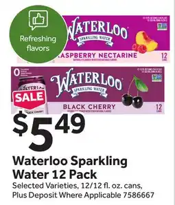 Stop&Shop Waterloo Sparkling Water offer