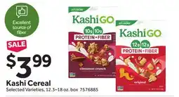 Stop&Shop Kashi Cereal offer