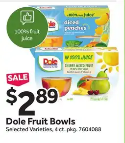 Stop&Shop Dole Fruit Bowls offer