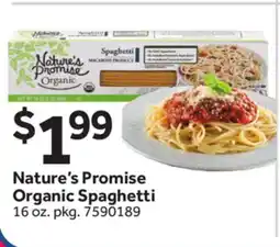 Stop&Shop Nature's Promise Organic Spaghetti offer