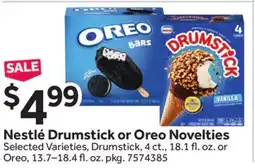 Stop&Shop Nestlé Drumstick or Oreo Novelties offer