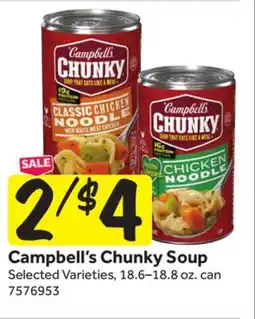 Stop&Shop Campbell's Chunky Soup offer