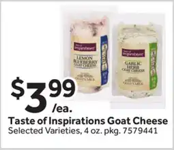 Stop&Shop Taste of Inspirations Goat Cheese offer