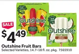 Stop&Shop Outshine Fruit Bars offer