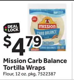 Stop&Shop Mission Carb Balance Tortilla Wraps offer