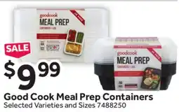 Stop&Shop Good Cook Meal Prep Containers offer