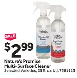 Stop&Shop Nature's Promise Multi-Surface Cleaner offer