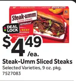 Stop&Shop Steak-Umm Sliced Steaks offer