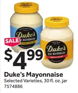 Stop&Shop Duke's Mayonnaise offer