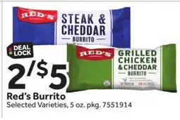 Stop&Shop Red's Burrito offer