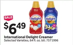 Stop&Shop International Delight Creamer offer