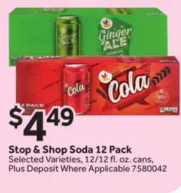 Stop&Shop Stop & Shop Soda offer