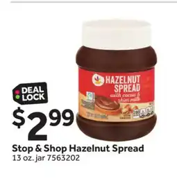 Stop&Shop Stop & Shop Hazelnut Spread offer