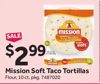 Stop&Shop Mission Soft Taco Tortillas offer