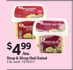 Stop&Shop Stop & Shop Deli Salad offer