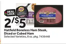 Stop&Shop Hatfield Boneless Ham Steak, Diced or Cubed Ham offer