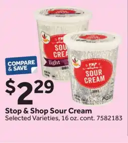 Stop&Shop Stop & Shop Sour Cream offer