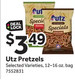 Stop&Shop Utz Pretzels offer
