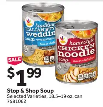 Stop&Shop Stop & Shop Soup offer