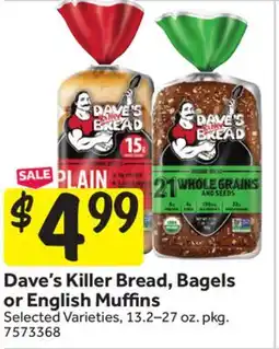 Stop&Shop Dave's Killer Bread, Bagels or English Mu ns offer