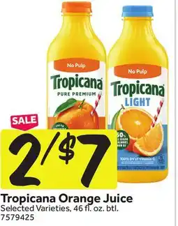 Stop&Shop Tropicana Orange Juice offer