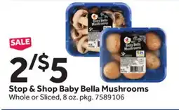 Stop&Shop Stop & Shop Baby Bella Mushrooms offer