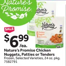 Stop&Shop Nature's Promise Chicken Nuggets, Patties or Tenders offer