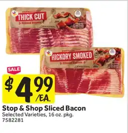 Stop&Shop Stop & Shop Sliced Bacon offer