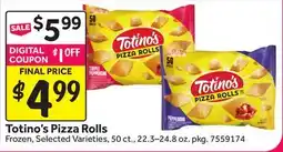 Stop&Shop Totino's Pizza Rolls offer