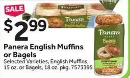 Stop&Shop Panera English Muffins or Bagels offer