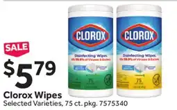 Stop&Shop Clorox Wipes offer