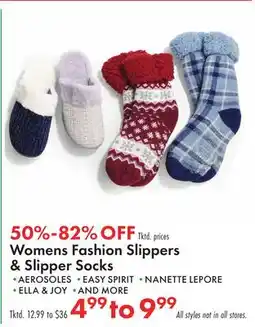 Boscov's Womens Fashion Slippers & Slipper Socks offer