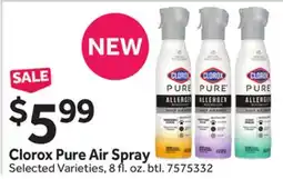 Stop&Shop Clorox Pure Air Spray offer