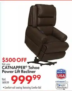 Boscov's CATNAPPER Tahoe Power Lift Recliner offer