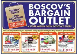 Boscov's Health & Beauty Items offer