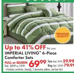 Boscov's IMPERIAL LIVING 6-Piece Comforter Sets offer