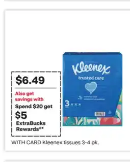 CVS Kleenex tissues offer