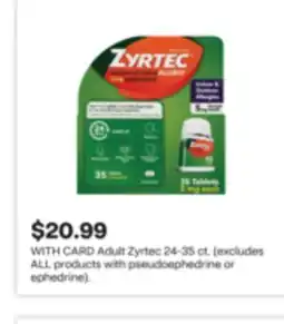 CVS Adult Zyrtec offer