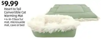 Heart to Tail Convertible Cat Warming Mat