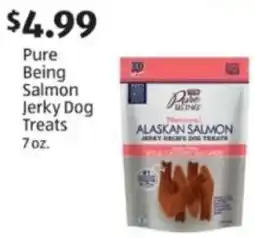 Aldi Pure Being Salmon Jerky Dog Treats offer