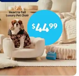 Aldi Heart to Tail Luxury Pet Chair offer