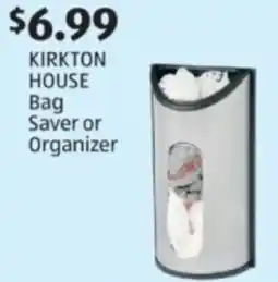 Aldi Kirkton house bag Saver or Organizer offer