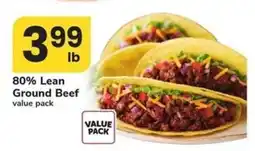 Safeway 80% Lean Ground Beef offer