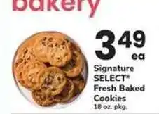 Safeway Signature SELECT Fresh Baked Cookies offer