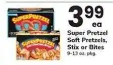 Safeway Super Pretzel Soft Pretzels, Stix or Bites offer