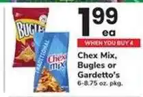 Safeway Chex Mix, Bugles or Gardetto's offer