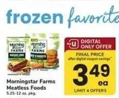 Safeway Morningstar Farms Meatless Foods offer
