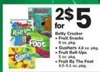 Safeway Betty Crocker Fruit Snacks offer
