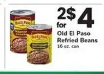Safeway Old El Paso Refried Beans offer