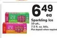 Safeway Sparkling Ice offer